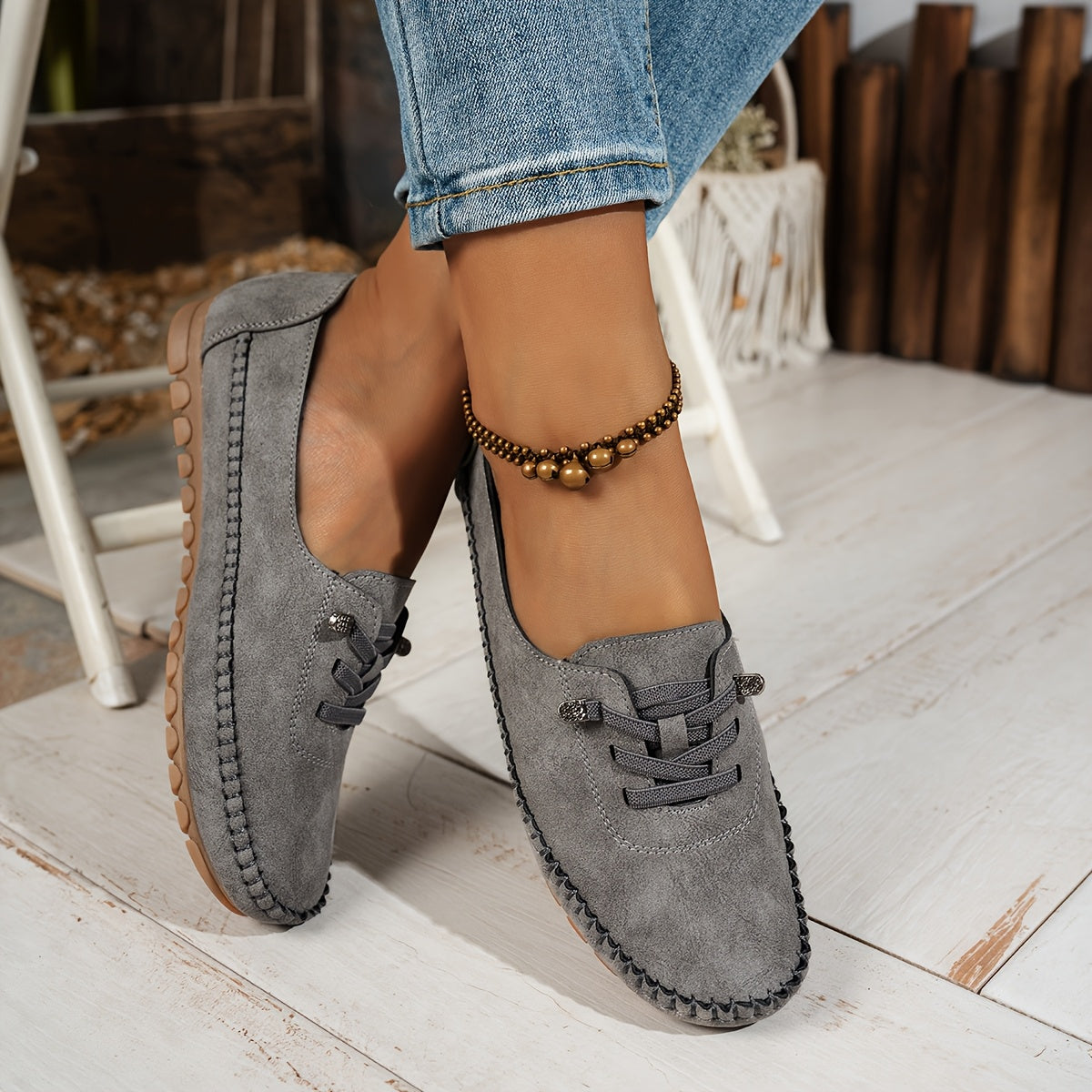Orthelia – Mocassins souples à maintien intégral