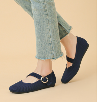 Yumiko - Chaussures plates confortables WideStep