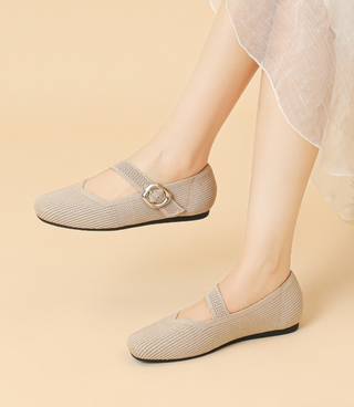 Yumiko - Chaussures plates confortables WideStep