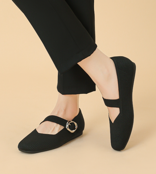 Yumiko - Chaussures plates confortables WideStep